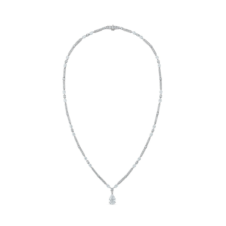 De Beers Pear Drop Necklace - J4LC01Z00W44/J8LC01D20W00