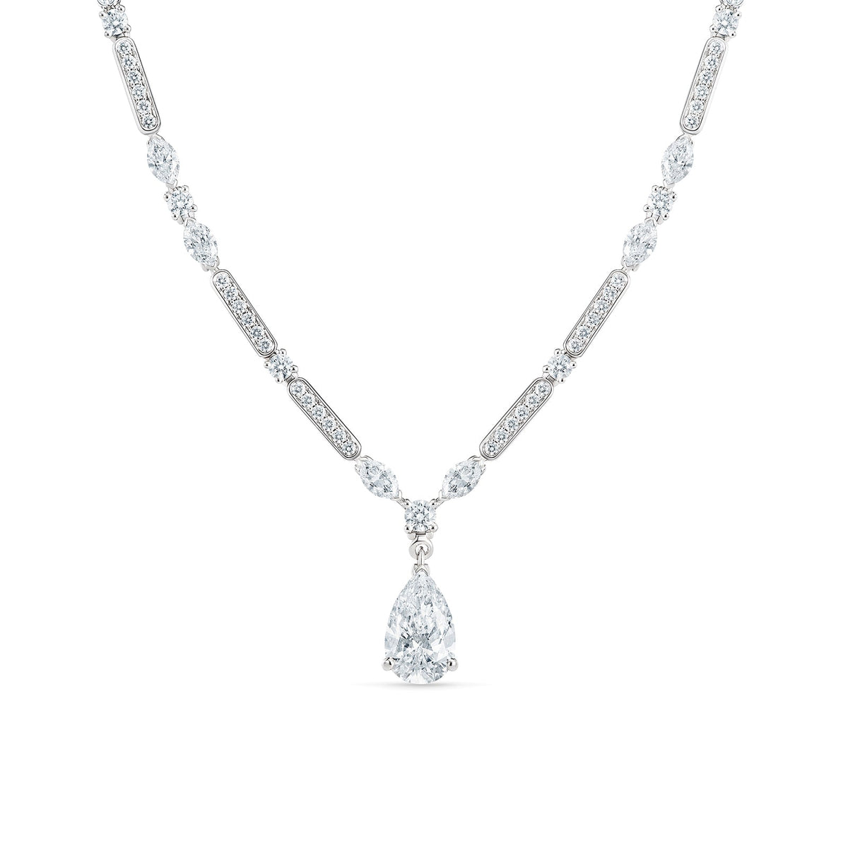 De Beers Pear Drop Necklace - J4LC01Z00W44/J8LC01D20W00