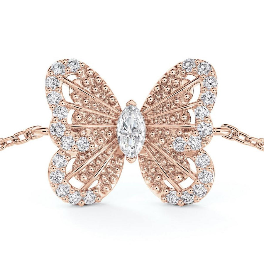De Beers Portraits of Nature Butterfly Bracelet - J3PN01M00K18