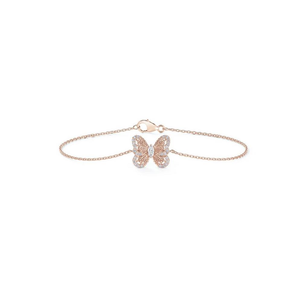 De Beers Portraits of Nature Butterfly Bracelet - J3PN01M00K18