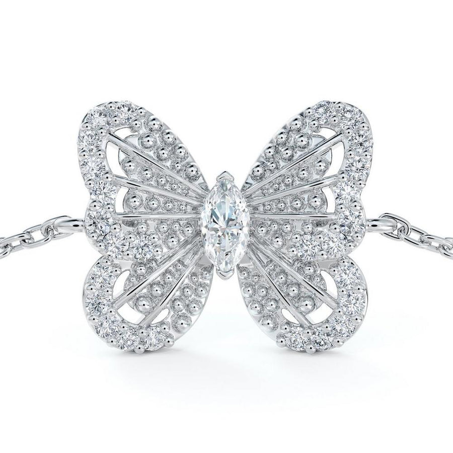 De Beers Portraits of Nature Butterfly Bracelet - J3PN01M00W18
