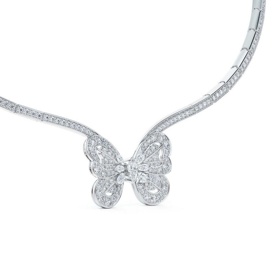 De Beers Portraits of Nature Butterfly Necklace - J4PN01M00W39