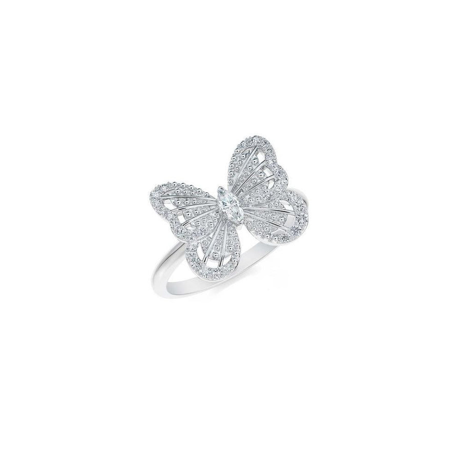 De Beers Portraits of Nature Butterfly Ring - J1PN01M00W52