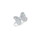 De Beers Portraits of Nature Butterfly Ring-De Beers Portraits of Nature Butterfly Ring - J1PN01M00W52