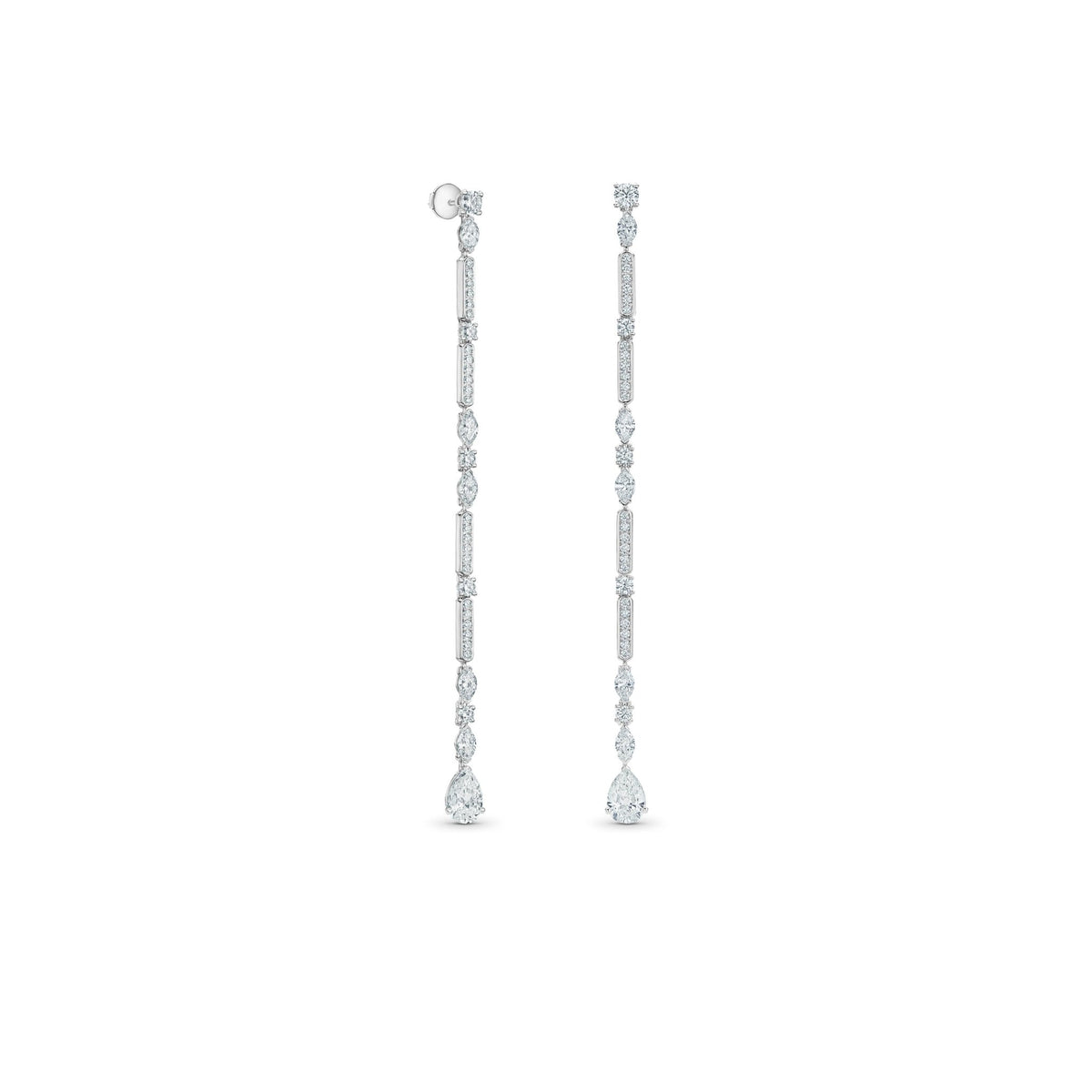 De Beers Snow Dance Long Earrings - J2LC02D10W