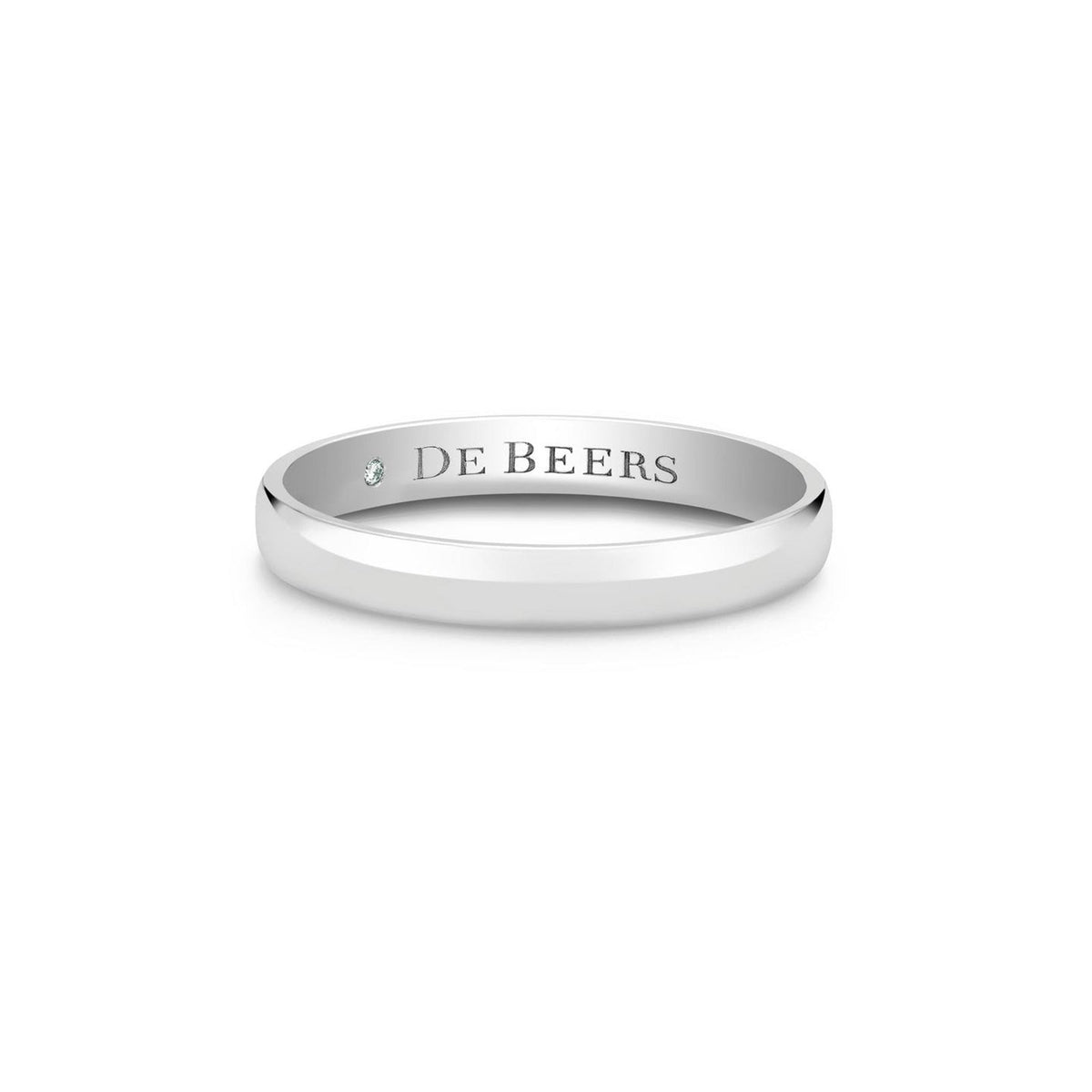 De Beers Wide Court Band, 3mm - J1BF02XXXP53