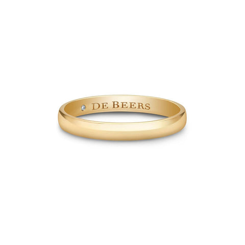 De Beers Wide Court Band, 3mm - J1BF02XXXY52