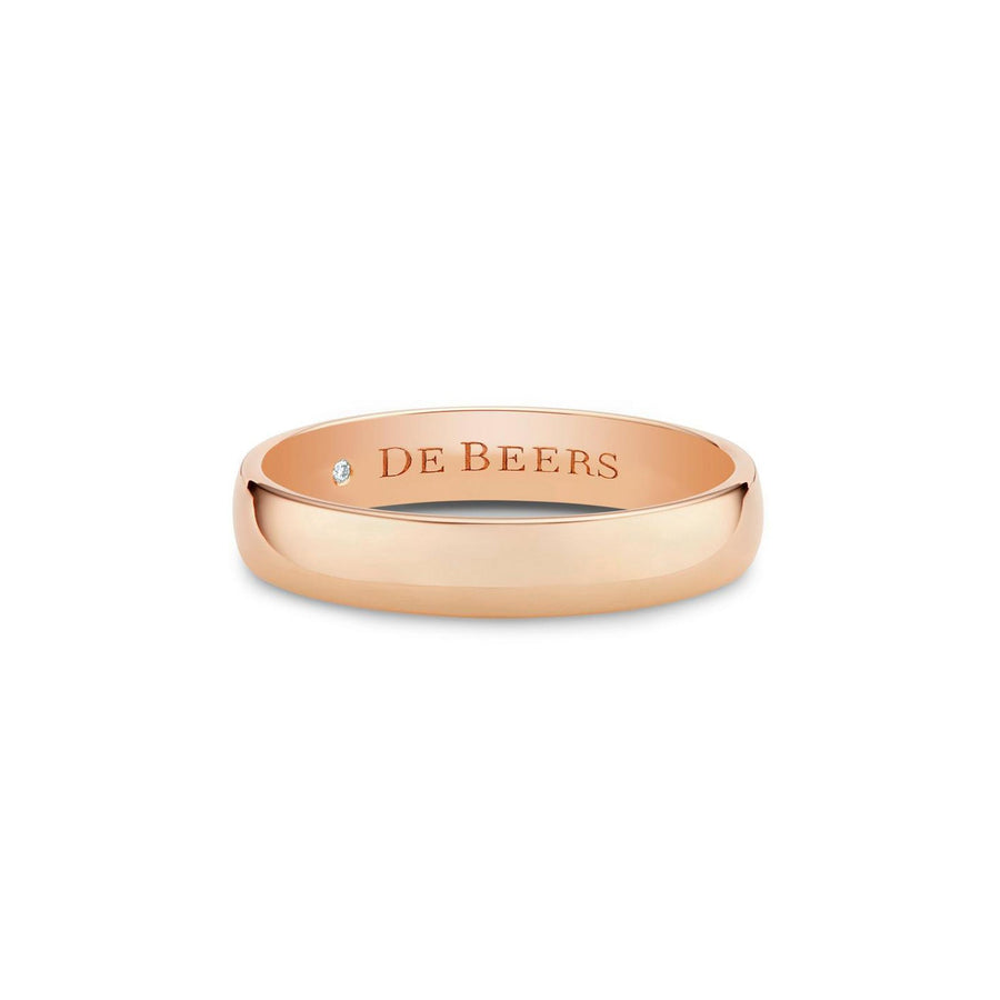 De Beers Wide Court Band, 4mm - J1BF03XXXK52