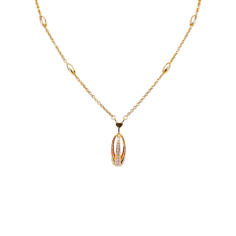 Di Modolo Diamond Necklace-Di Modolo Diamond Necklace - N362-3P