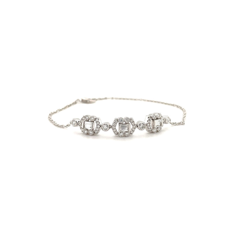 Diamond Chain Bracelet-Diamond Bracelet - DBRDI00037