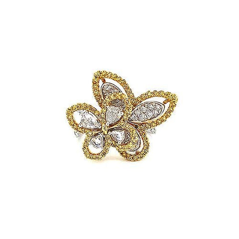 Diamond Butterfly Ring-Diamond Butterfly Ring -