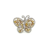 Diamond Butterfly Ring -