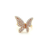 Diamond Butterfly Ring-Diamond Butterfly Ring -