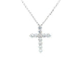 Diamond Cross Pendant and Chain -