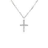 Diamond Cross Pendant and Chain-Diamond Cross Pendant and Chain - DNTIJ01946