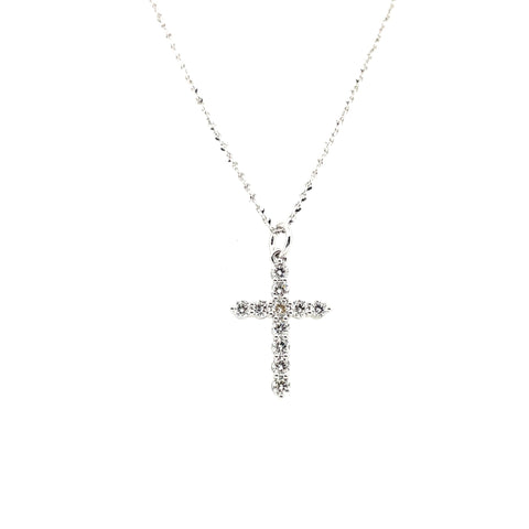 Diamond Cross Pendant-Diamond Cross Pendant - DNTIJ01991