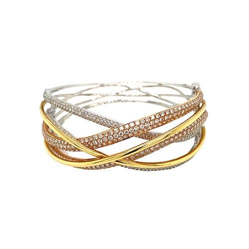 Diamond Cuff Bangle -