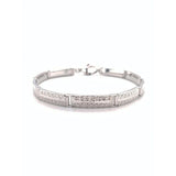 Diamond Cut Rectangular Bracelet-Diamond Cut Rectangular Bracelet -