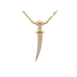 Diamond Dagger Necklace -