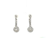 Diamond Dangling Earrings-Diamond Dangling Earrings - DEHEE05032