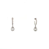 Diamond Dangling Earrings-Diamond Dangling Earrings - DERDI00307