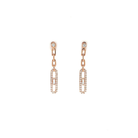 Diamond Drop Earrings-Diamond Drop Earrings - DERDI00612