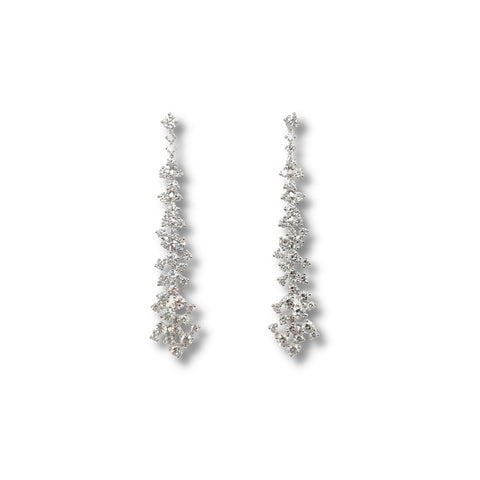 Diamond Drop Earrings-Diamond Drop Earrings - DETIJ01651
