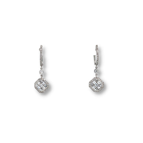 Diamond Earrings-Diamond Earrings - DEBEZ00232