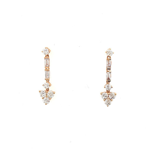 Diamond Earrings-Diamond Earrings - DEDRA04943