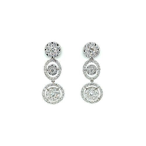 Diamond Earrings-Diamond Earrings -
