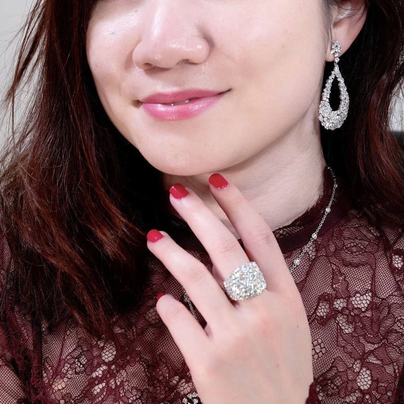 Diamond Earrings-Diamond Earrings -