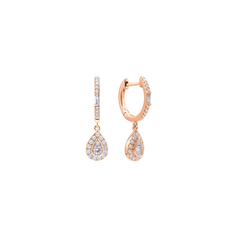 Diamond Earrings-Diamond Earrings - DERDI00125