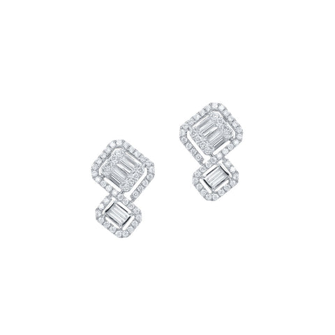 Diamond Earrings-Diamond Earrings - DERDI00133