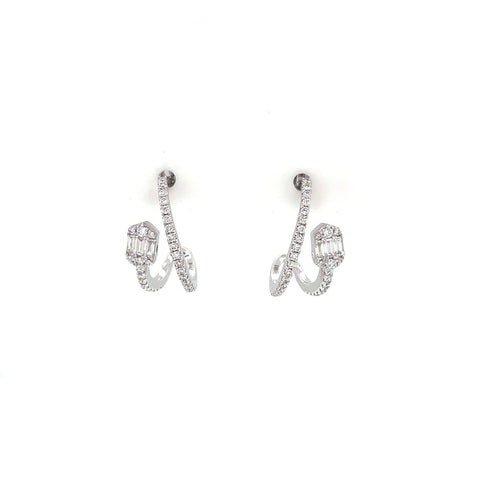 Diamond Earrings-Diamond Earrings - DERDI00711