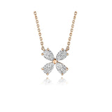 Diamond Flower Necklace - 43308