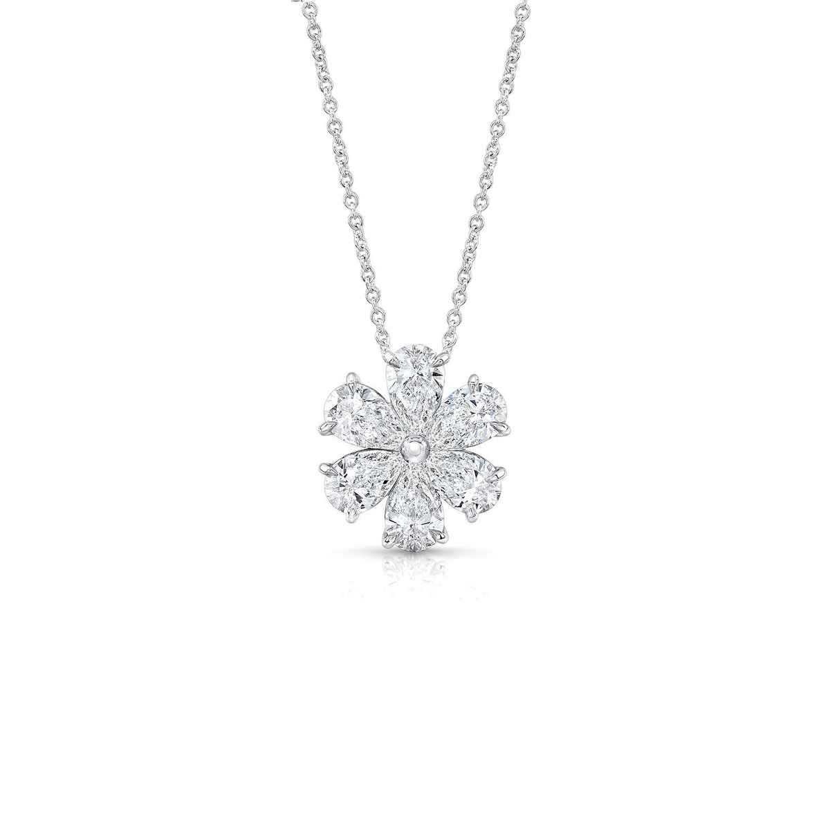 Diamond Flower Necklace - DNRAH06004