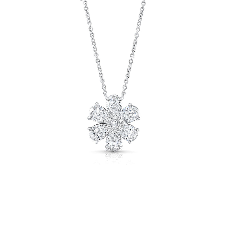 Diamond Flower Necklace - DNRAH06004