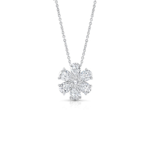 Diamond Flower Necklace - DNRAH06004