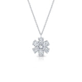 Diamond Flower Necklace - DNRAH06013