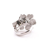 Diamond Flower Ring -