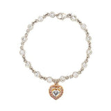 Diamond Heart Bracelet-Diamond Heart Bracelet -