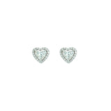 Diamond Heart Earrings-Diamond Heart Earrings - DEUJD00323