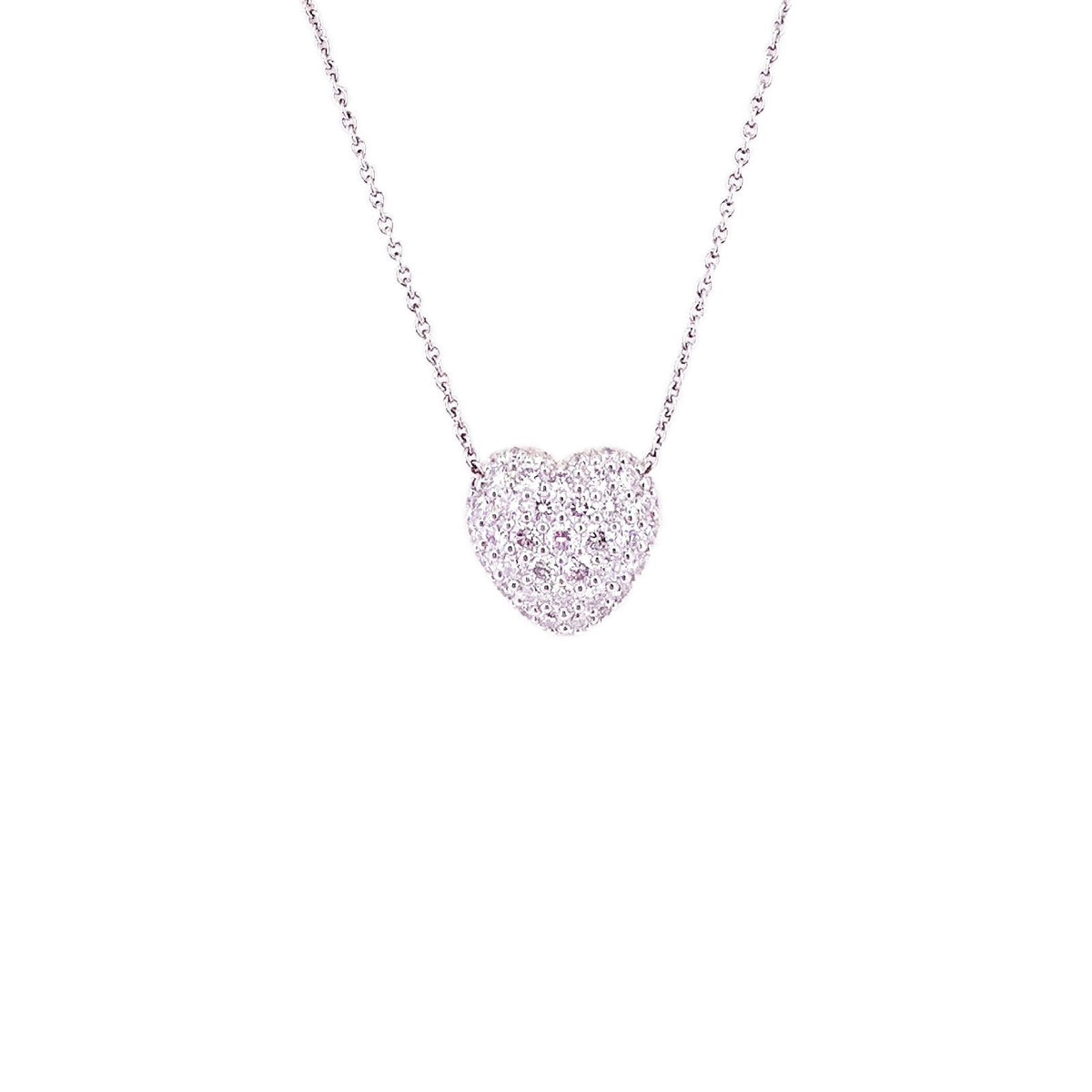 Diamond Heart Pendant and Chain - DNKUR00064
