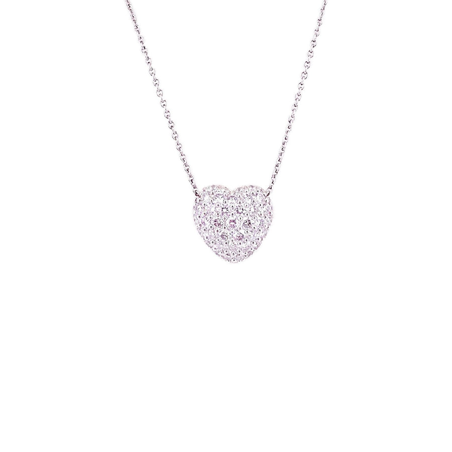 Diamond Heart Pendant and Chain - DNKUR00064