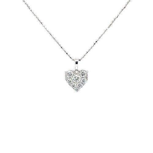Diamond Heart Pendant and Chain -