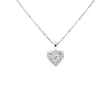 Diamond Heart Pendant and Chain-Diamond Heart Pendant and Chain -