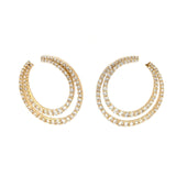 Diamond Hoop Earrings - DEDRA04998