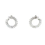 Diamond Hoop Earrings - DEDRA05023
