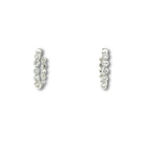 Diamond Hoop Earrings-Diamond Hoop Earrings - DEDRA05096