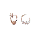 Diamond Hoop Earrings - DERDI00224